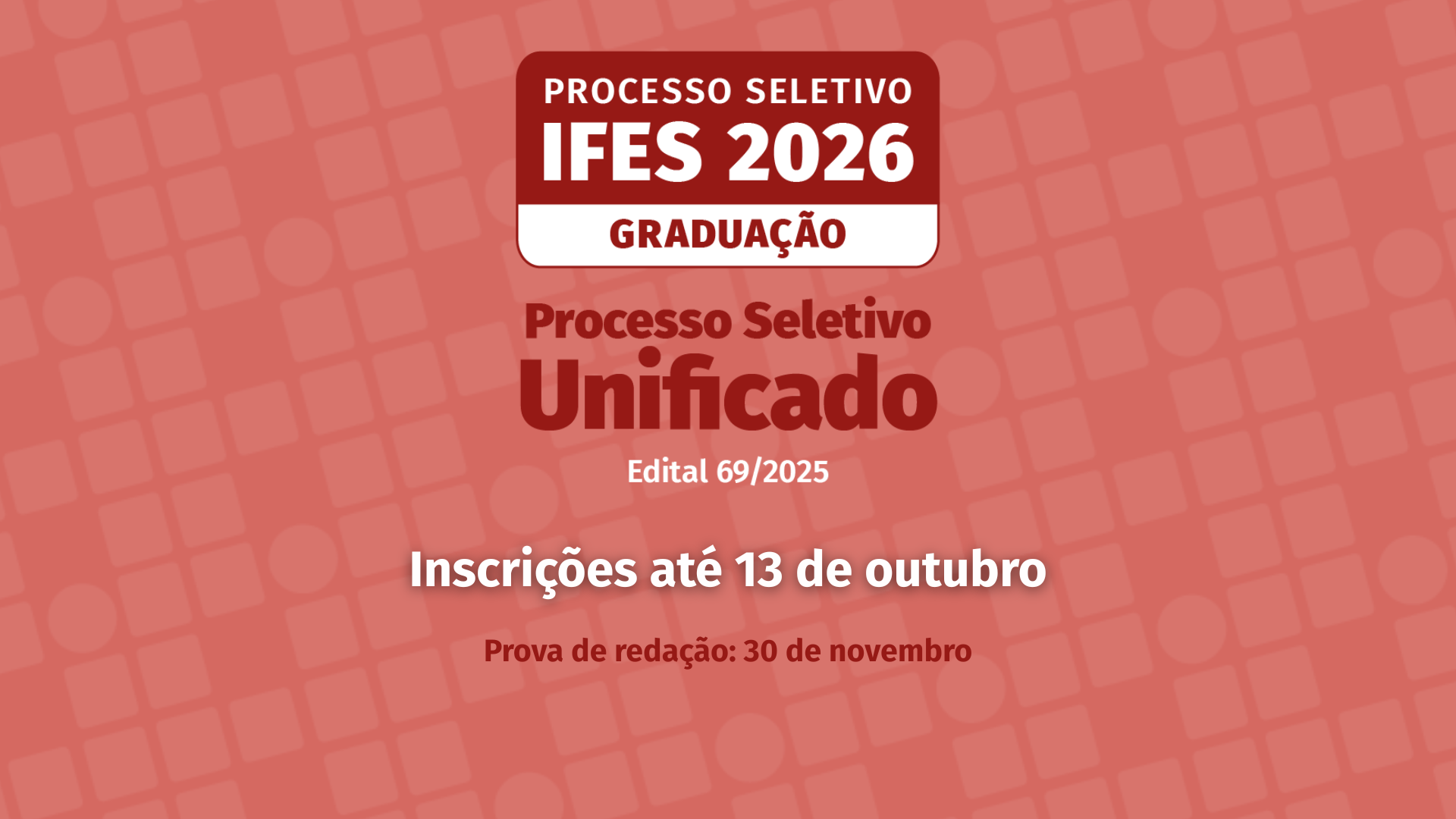 Processo Seletivo Unificado - PSU 2026 - Graduação